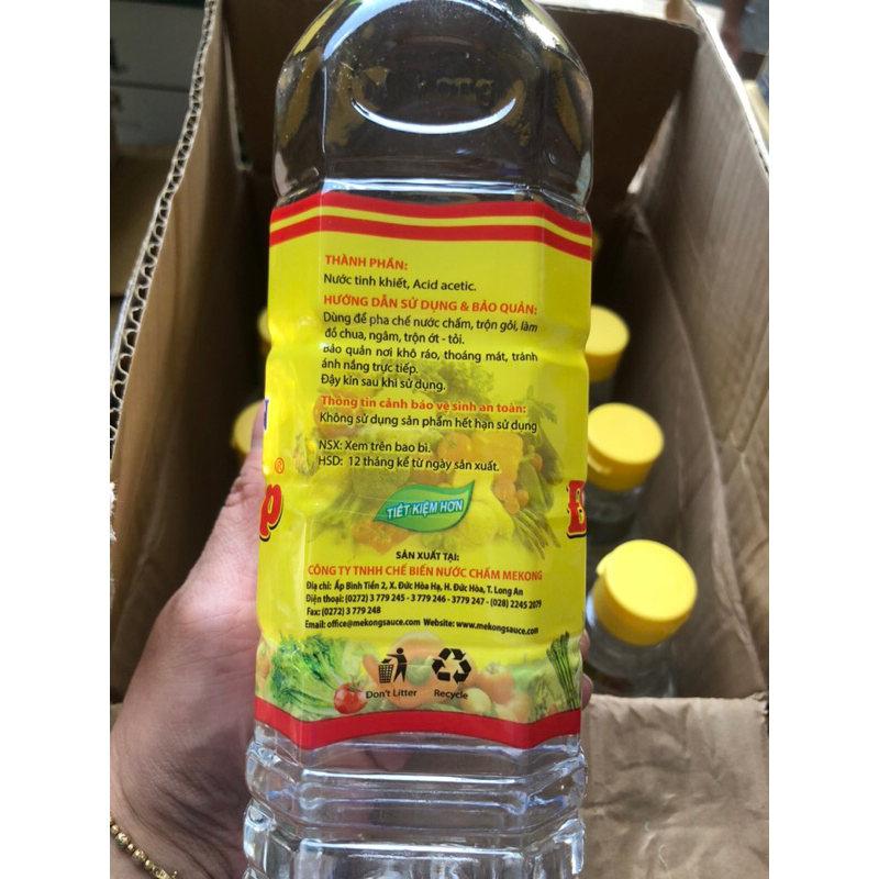 Giấm ăn đầu bếp 870ml