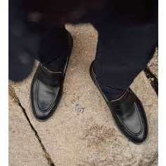 Giày Tây Lười Da Xít Penny Loafer Da Bóng Kiểu Dáng Công Sở, Giày Sơn Tùng Đế Phíp Cao Cấp