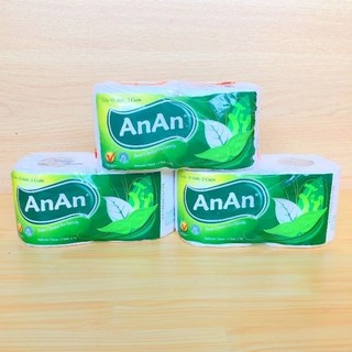 Túi lẻ 2 cuộn giấy vệ sinh an an 2 lớp