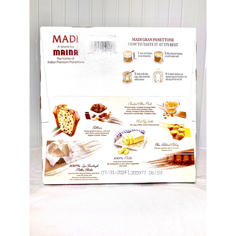 Bánh MADI GRAN PANETIONE của Ý