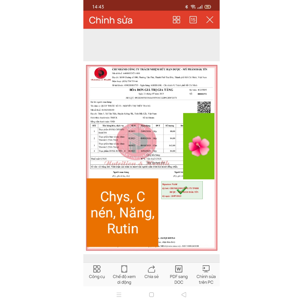 VITAMIN C Daktin Chai 100 viên giúp tăng cường sức đề kháng cho cơ thể