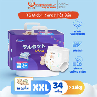 Tã bỉm quần midori care nhật bản đủ size m l xl xxl