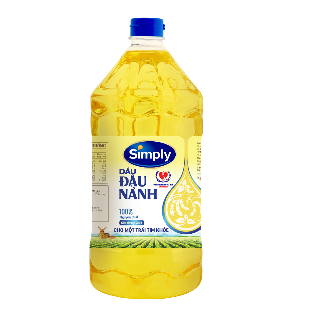 Dầu đậu nành Simply chai 2L