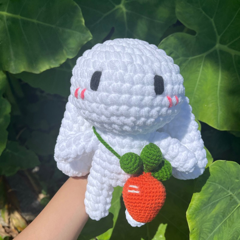 Thỏ bảy màu/ thỏ 7 màu bằng len handmade