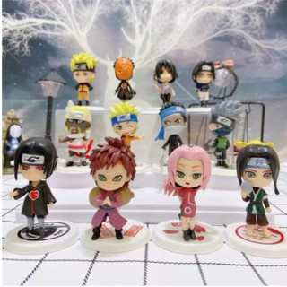 Mô hình naruto, kakashi, itachi...bộ 12 mô hình chibi siêu đẹp dễ thương - tượng figure naruto