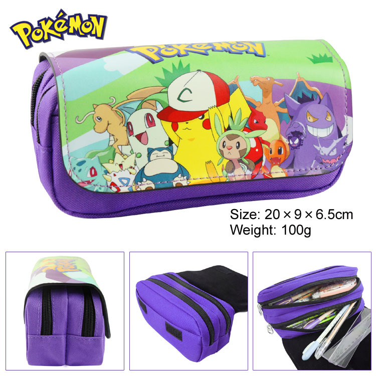 Túi Đựng Bút, Đồ Dùng Học Tập Hình Nhân Vật Pokemon, Pikachu Siêu Đáng Yêu Cho Bé, Thích Hợp Làm Quà Tặng Cho Trẻ