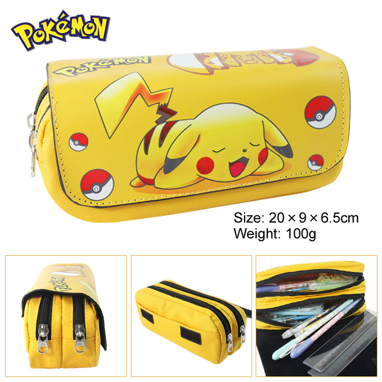 Túi Đựng Bút, Đồ Dùng Học Tập Hình Nhân Vật Pokemon, Pikachu Siêu Đáng Yêu Cho Bé, Thích Hợp Làm Quà Tặng Cho Trẻ
