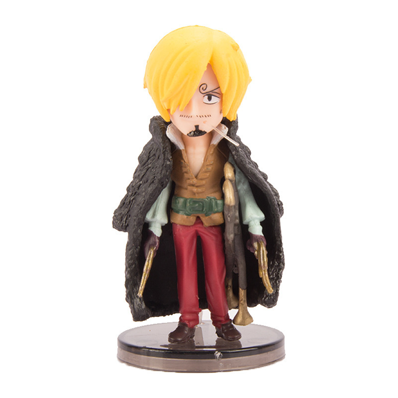 Bộ 9 Mô Hình One Piece Băng Hải Tặc Mũ Rơm, 9 Nhân Vật Team Luffy - Mô Hình Decor Trang Trí, Figure Tượng One Piece