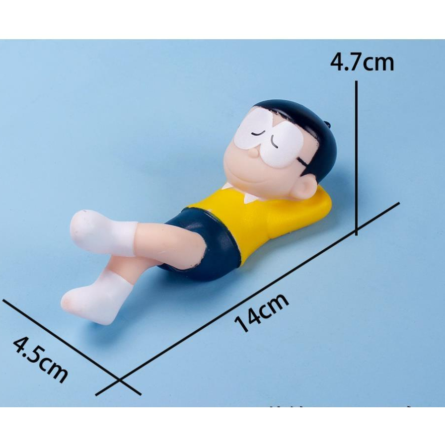 Mô Hình Nobita Nằm Ngủ, Doraemon, Chùm Bóng Bay, Kích Thước 9cm, Mô Hình Decor Trang Trí, Bộ Sưu Tập Nhân Vật Yêu Thích