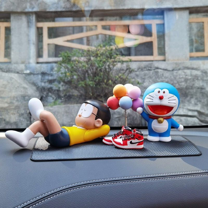 Mô Hình Nobita Nằm Ngủ, Doraemon, Chùm Bóng Bay, Kích Thước 9cm, Mô Hình Decor Trang Trí, Bộ Sưu Tập Nhân Vật Yêu Thích