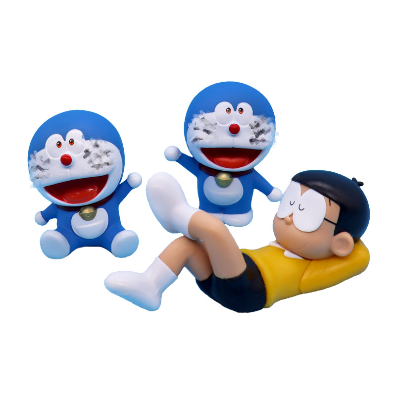 Mô Hình Nobita Nằm Ngủ, Doraemon, Chùm Bóng Bay, Kích Thước 9cm, Mô Hình Decor Trang Trí, Bộ Sưu Tập Nhân Vật Yêu Thích