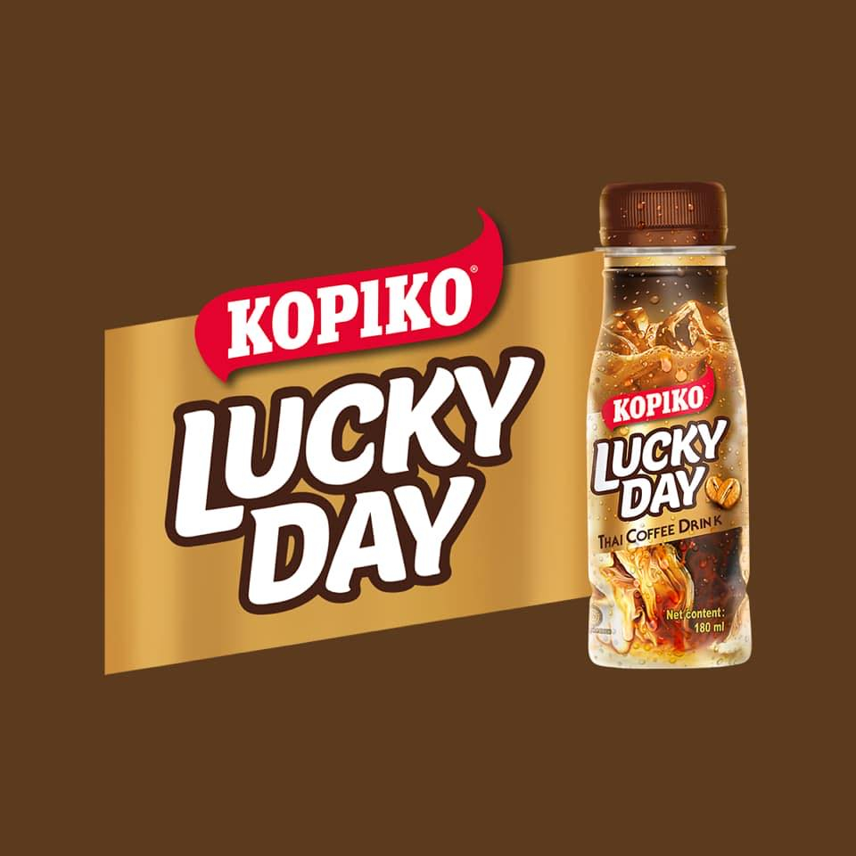 ☕☕ Cà phê sữa Lucky Day Kopiko chai 180ml Indonesia 🇮🇩🇮🇩