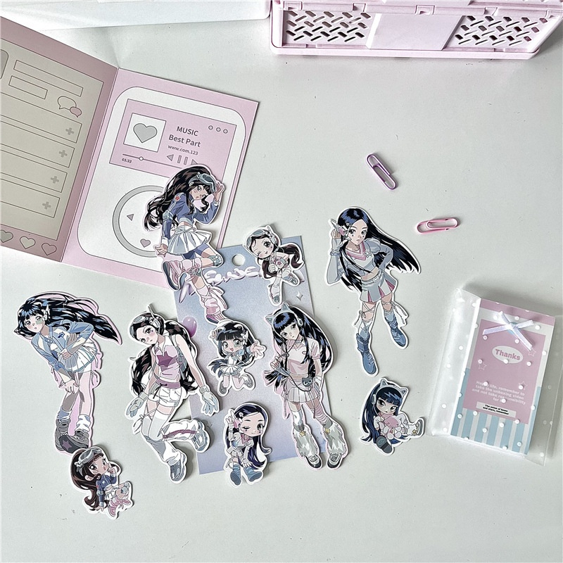 Nhãn Dán Sticker Newjeans Trang Trí Hình Dễ Thương STICKER STYLE HÀN QUỐC