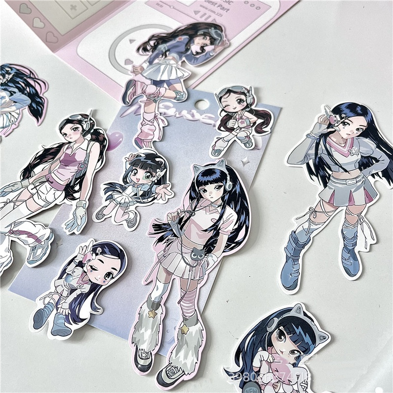 Nhãn Dán Sticker Newjeans Trang Trí Hình Dễ Thương STICKER STYLE HÀN QUỐC