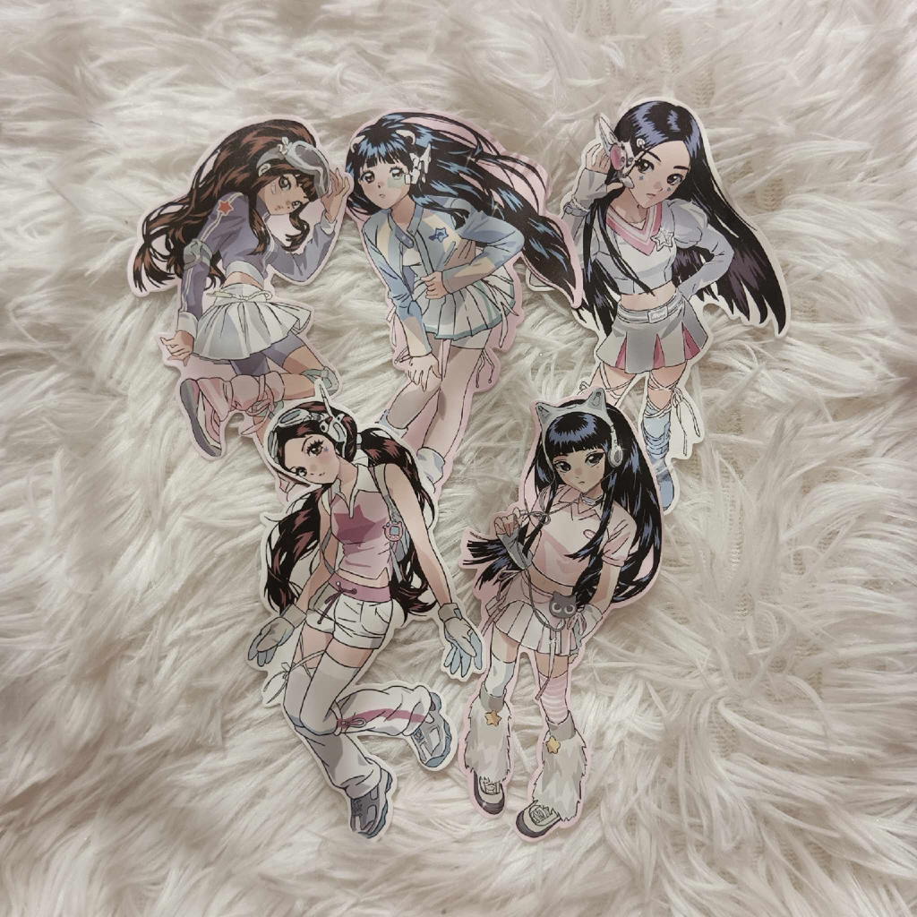 Nhãn Dán Sticker Newjeans Trang Trí Hình Dễ Thương STICKER STYLE HÀN QUỐC