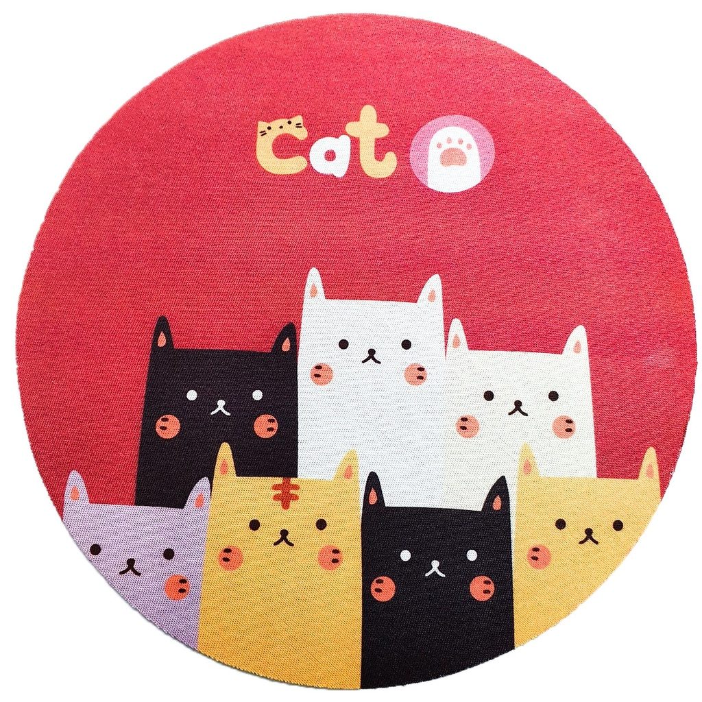 Miếng lót chuột, Bàn di chuột hình tròn 20 x 20cm Giá Rẻ và bền
