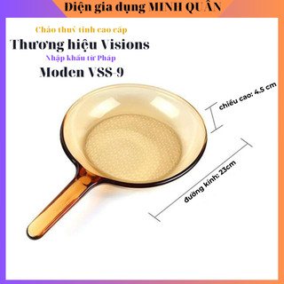Chảo thủy tinh Visions VSS-9 chống sốc nhiệt, sử dụng được tất cả loại bếp ( hàng chính hãng) an toàn cho sức khỏe 23cm
