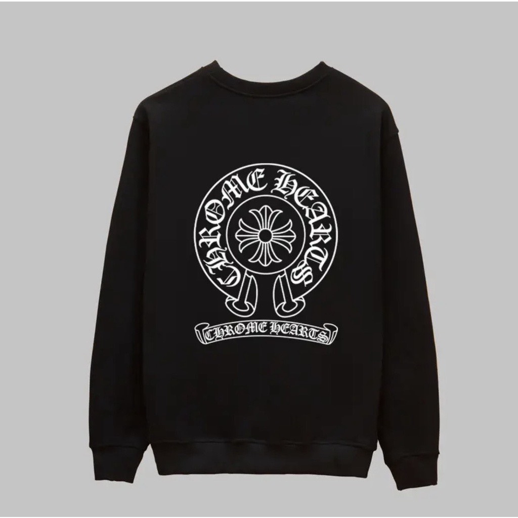 Áo Nỉ SWEATER Chorme Hearts Form Rộng Chất Cotton Nỉ Bông Cao Cấp Nam Nữ Unisex