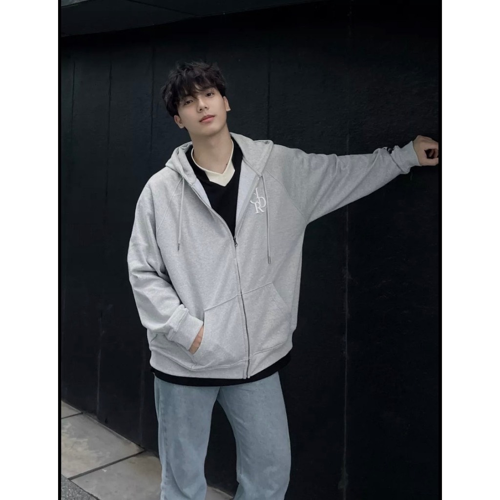 Áo Hoodie Zip CIDR , Áo Khoác Nỉ Form Rộng Mũ Trùm 2 Lớp Nam Nữ Unisex