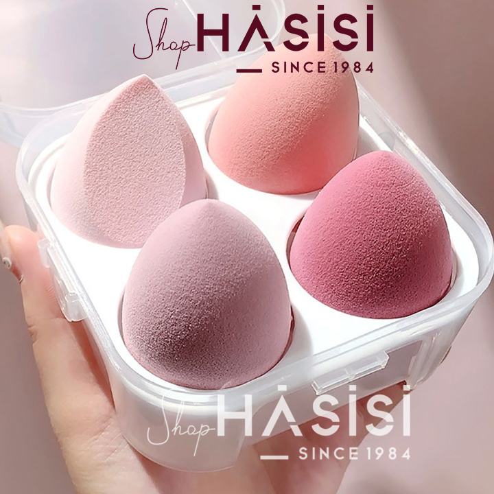 Set 4 Cái Bông Mút Trang Điểm