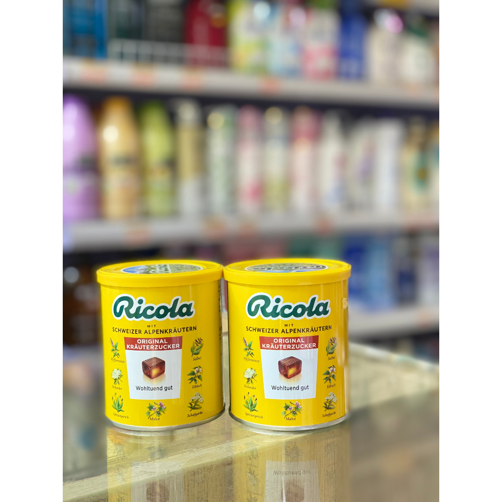 Kẹo ngậm ho thảo mộc Ricola gói 75g, hộp 250g