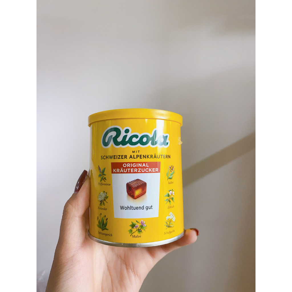 Kẹo ngậm ho thảo mộc Ricola gói 75g, hộp 250g