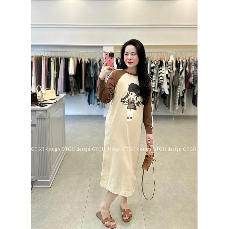 Váy phông xuông xinh yêu cottog mềm