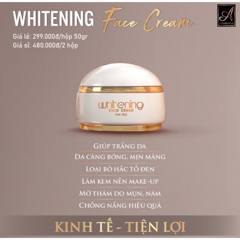Kem face Pháp A cosmetics mẫu mới