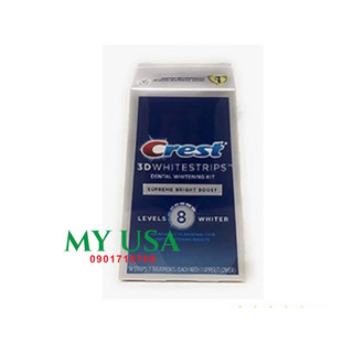 Miếng dán trắng răng Crest ❤️ Miếng dán răng Crest 3D White 1 Hour Express/Whitestrips Gentle Routine