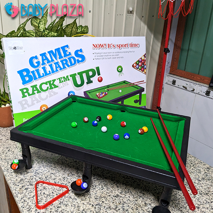 Bộ Bàn Bida Snooker Pool Mini, Bàn Bida Mini Giải Trí Cho Gia Đình