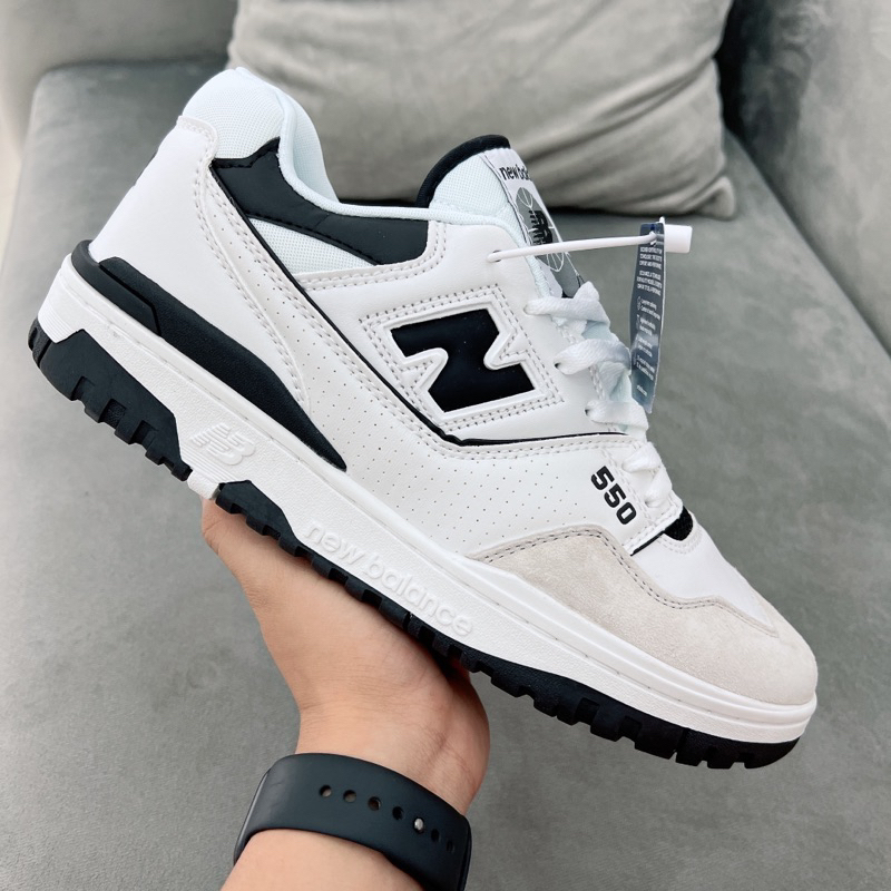 Giày Thể Thao NB 550 White Black OG ( Full Box + Giấy Gói )
