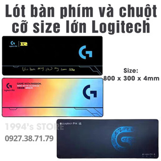 (CÓ SẴN) Lót chuột cỡ lớn 80x30cm dày 4mm - Phiên bản đặc biệt của Logitech - Bàn di chuột - Pad chuột chuyên chơi game