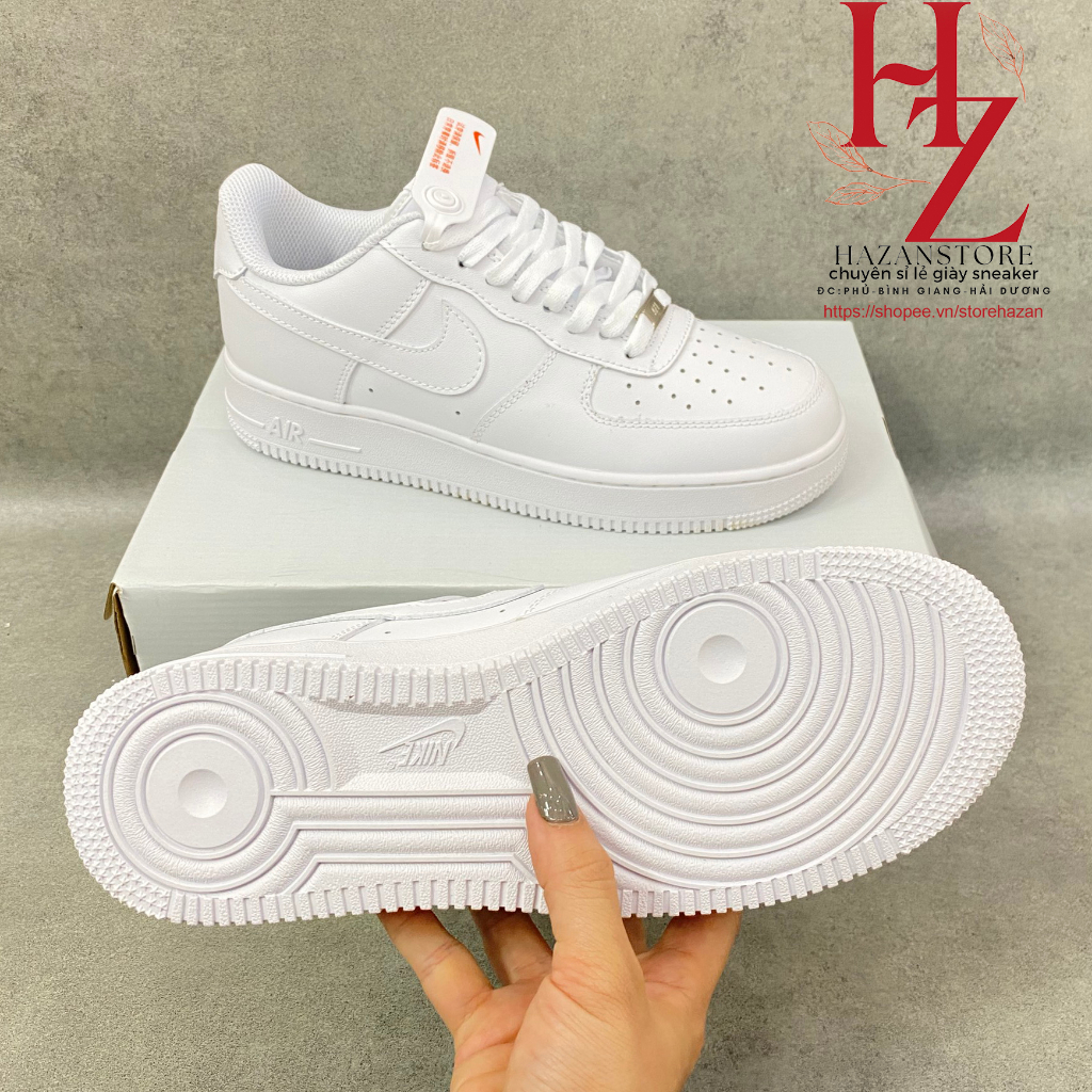 Giày af1 trắng, giày thể thao nam nữ. size 36 đến 45.