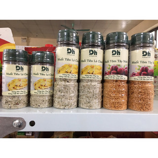 Muối tiêu lá chanh 50g, 120g/ muối tôm tây ninh 50g 120g