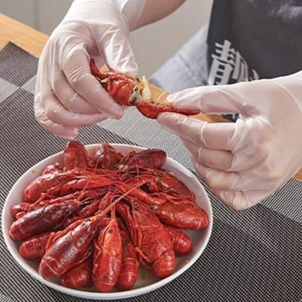 Hộp 100 găng tay siêu dai Victario Boy, găng tay nấu ăn không mùi, găng tay để dọn dẹp, găng tay nấu ăn dùng 1lần Size M