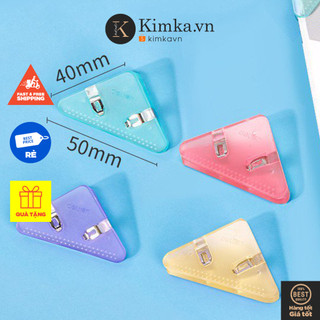  438  Kẹp Giấy Tài Liệu Tam Giác Bo Góc Deli 