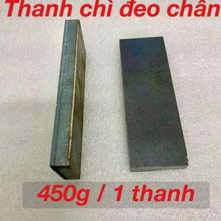Thanh Sắt (thép nguyên khối) 450g bỏ vào Tạ đeo chân và tăng giảm trọng lượng tập thể lực và áo tạ