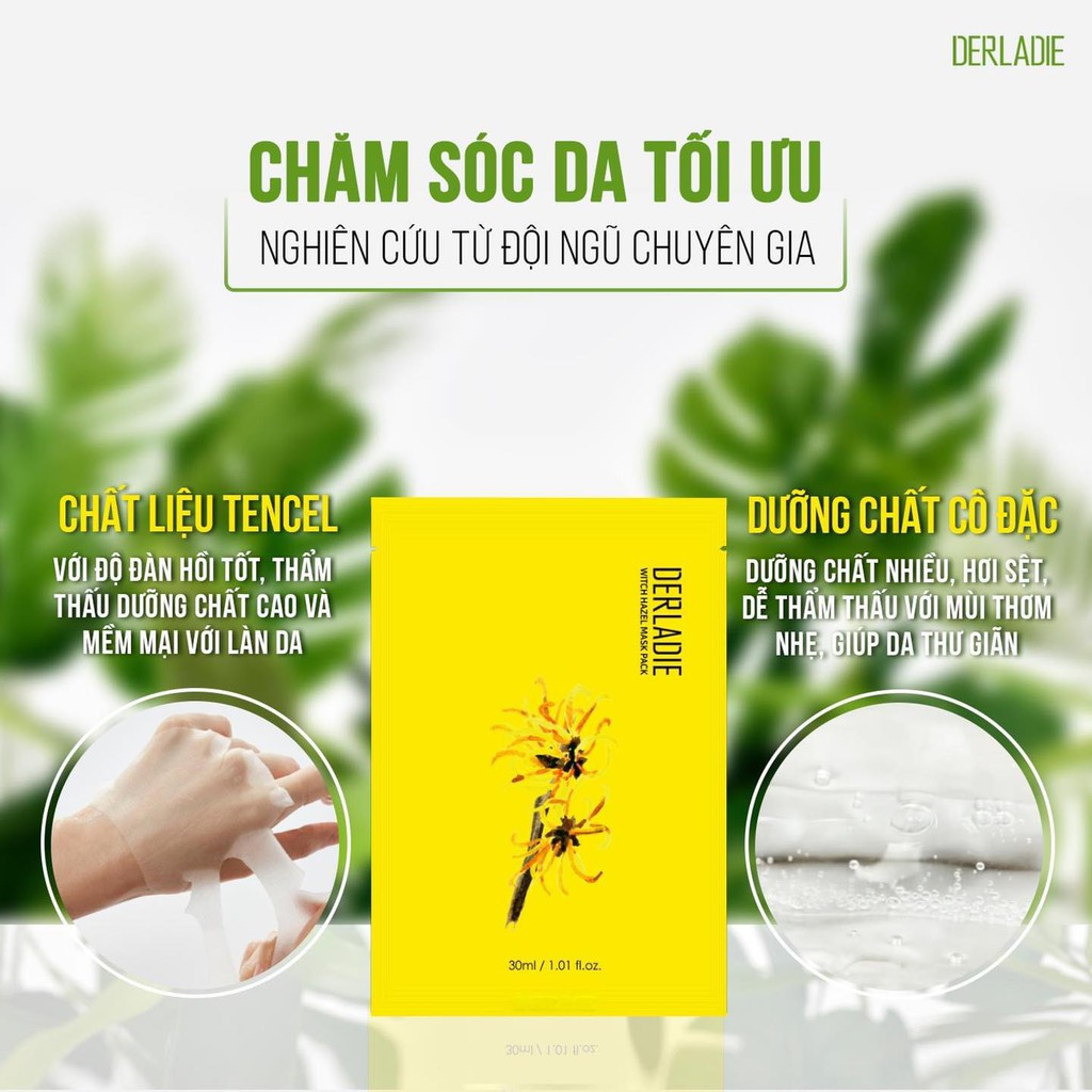 Mặt Nạ Derladie Witch Hazel Mask Pack