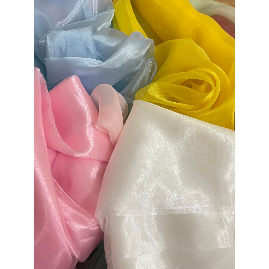 ⚡SIÊU RẺ⚡Vải voan kính nhũ loại đẹp nhiều màu 1m5 làm váy phồng, phông nền chụp ảnh