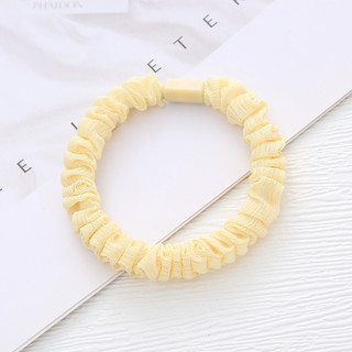 Dây cột tóc, buộc tóc Scrunchies xếp ly đơn giản BT005
