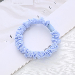 Dây cột tóc, buộc tóc Scrunchies xếp ly đơn giản BT005