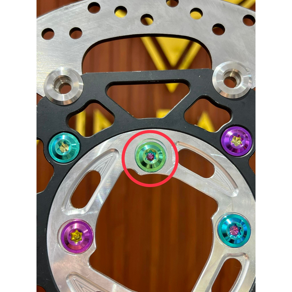 Ốc Long Đĩa 6lli,8li Titanium GR5