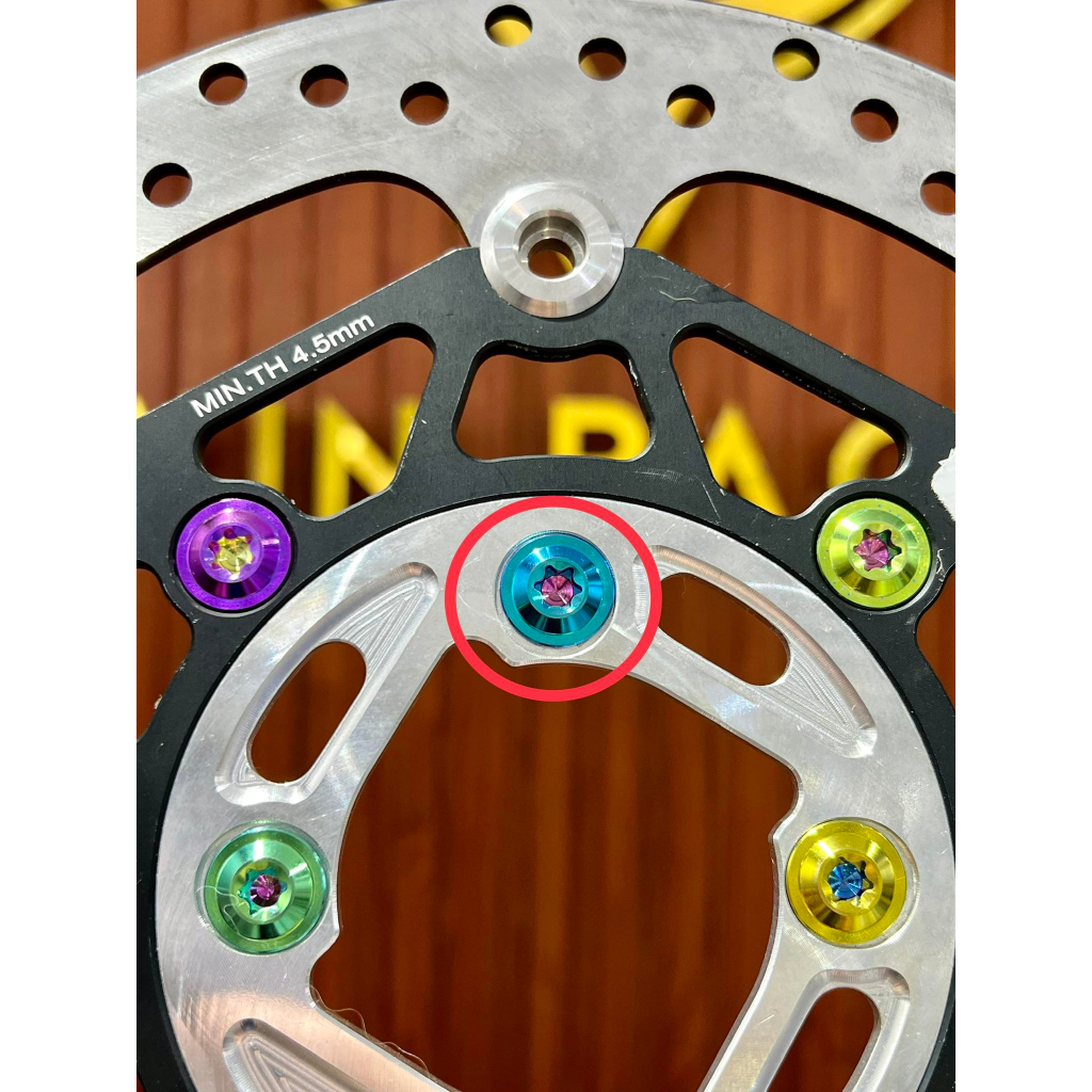 Ốc Long Đĩa 6lli,8li Titanium GR5