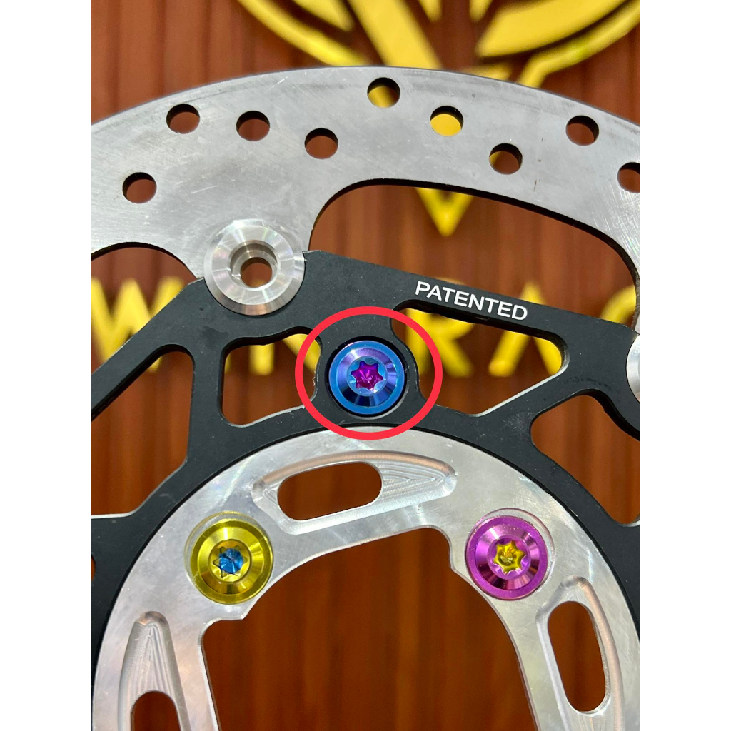 Ốc Long Đĩa 6lli,8li Titanium GR5