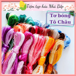 Set 8 Màu Chỉ Tơ Bóng Tô Châu Cao Cấp