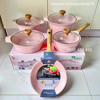 Bộ Nồi Chảo Chống Dính Đáy Từ 5 Món Quánh 16cm, Nồi 18cm 20cm 22cm, Chảo 20cm