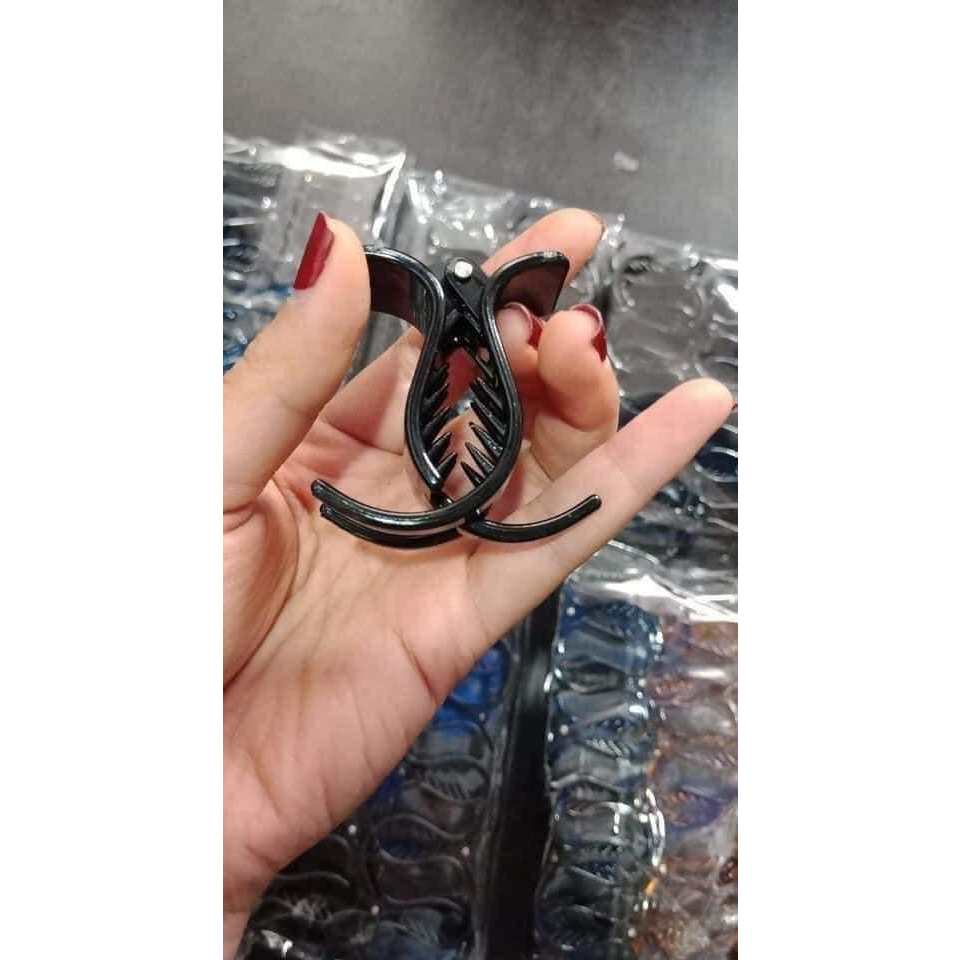 Lố 12 Kẹp Tóc Càng Cua 3 Răng Mix Nhiều Màu