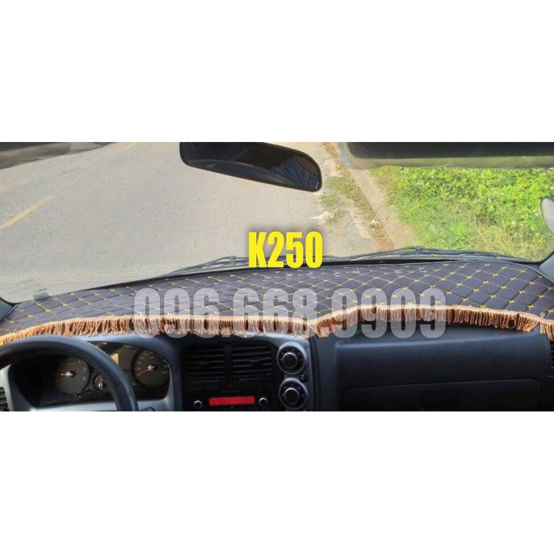 Thảm taplo xe kia k200 - k250 - huyndai porter 2 - bonggo3 - dcar86 xưởng sản xuất thảm taplo xe tải xe con