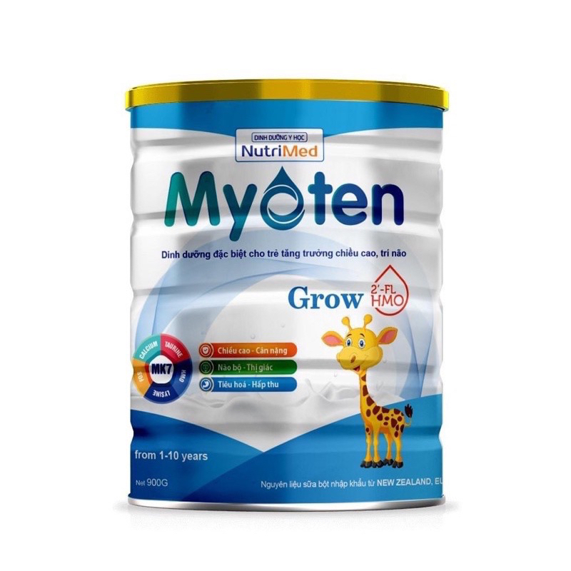 sữa myoten grow 900g phát triển chiều cao