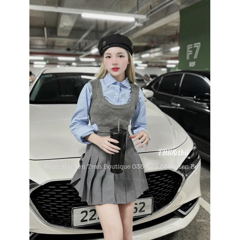 SÉT ÁO SƠ MI DÀI TAY KÈM GHILE LEN HÀNG QUẢNG CHÂU LOẠI 1